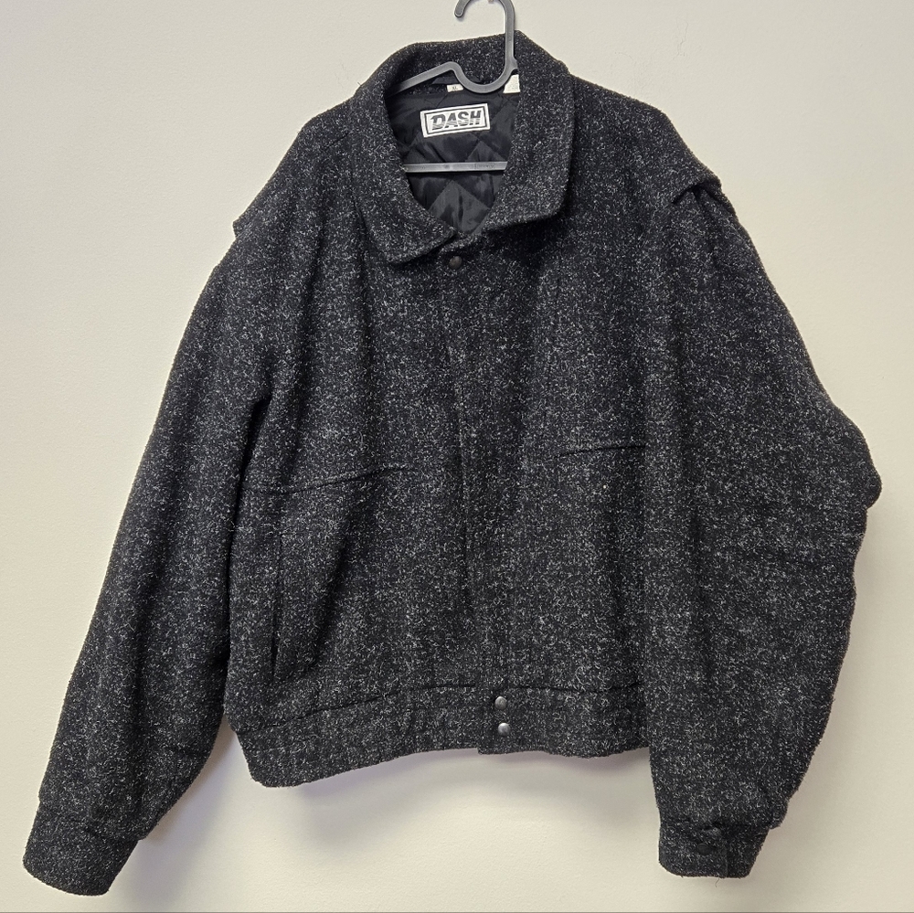 DASH Vintage Wool Blend Jacket Black XL
